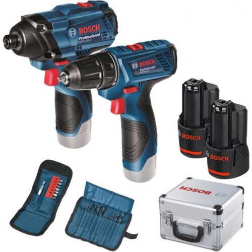 Сет BOSCH GSR 120-Li + GDR 120-Li 2x1,5Ah во куфер+алат