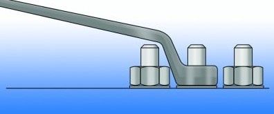 Гарнитура окасти клучеви UNIOR-180/1CS