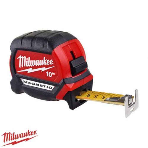 Премиум магнетно метро од 10 m x 27 mm Milwaukee