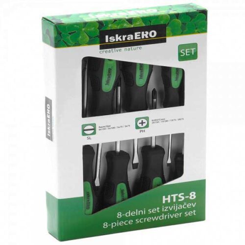 Сет од 8 шрафцигери ERO HTS - 8