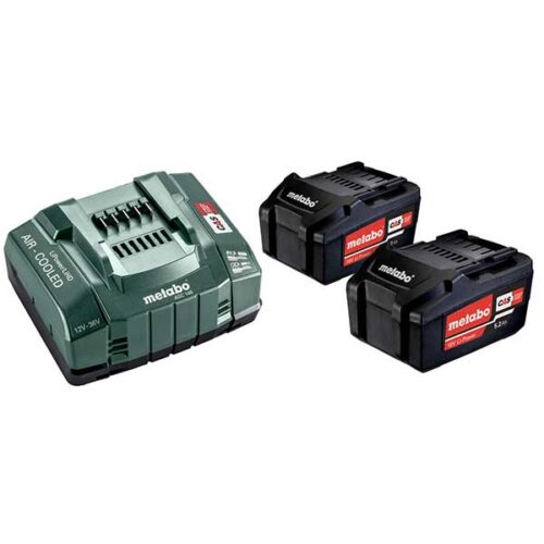 Батериски сет METABO BASIC SET 2 X 5.2 AH