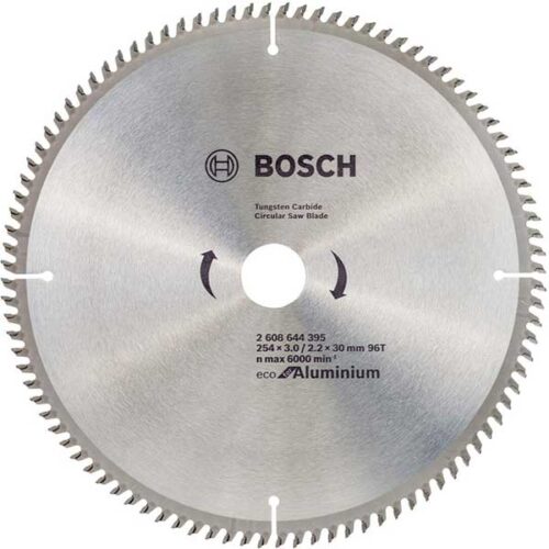 Пила за Алуминиум BOSCH 254x3,0x30mm 96z ECOLINE