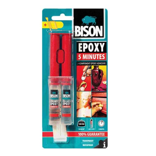 Двокомпонентно лепило BISON 5 Minutes