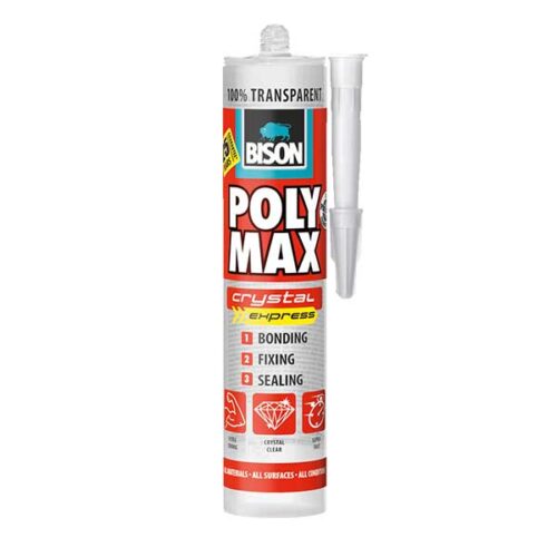 Транспарентно лепило BISON Poly Max Crystal Express