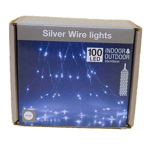 Новогодишни сијалички Silver Micro LED 100 W 10x100cm