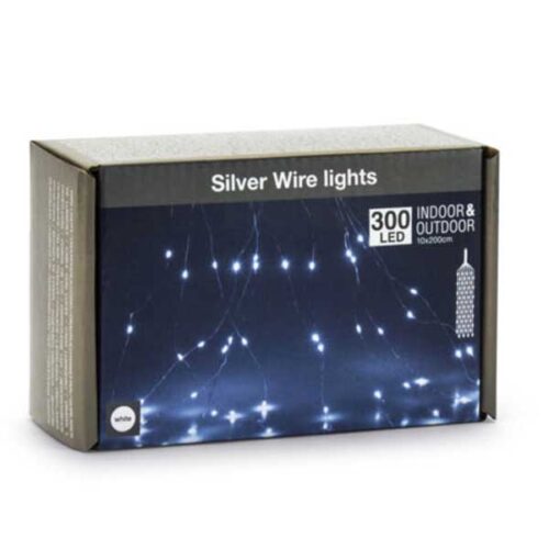 Новогодишни сијалички Silver Micro LED 300 W 10x300cm