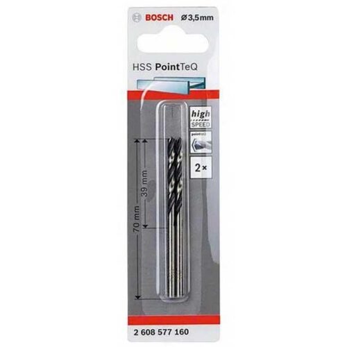 Бургија за метал HSS PointTeQ BOSCH 3.5 mm (2 ком.)