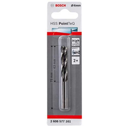 Бургија за метал HSS PointTeQ BOSCH 4.0 mm (2 ком.)
