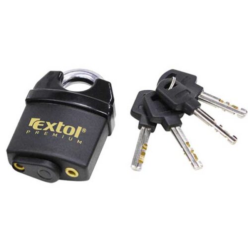 Катанец сигурносен со 4 клуча 50 mm EXTOL PREMIUM