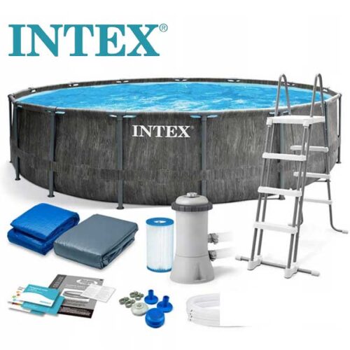 INTEX Prism Greywood 457x122 cm Базен со конструкција