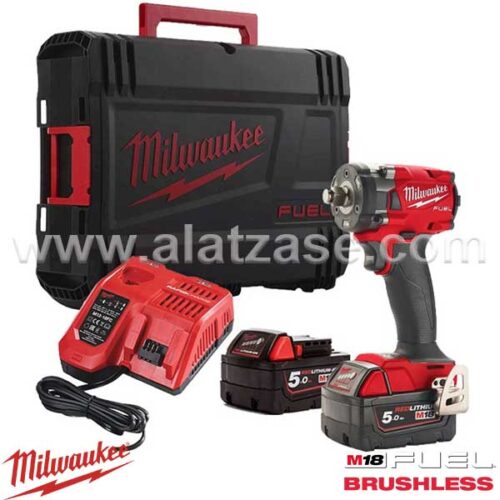 Milwaukee M18 FIW2F12-502X Компактен Ударен Одвртувач ½″