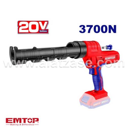 EMTOP ELCG2001 Акумулаторски Пиштол за Силикон (Само уред)